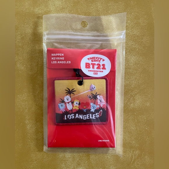 BT21 Wappen Key Ring Los Angeles - Picture 1 of 3